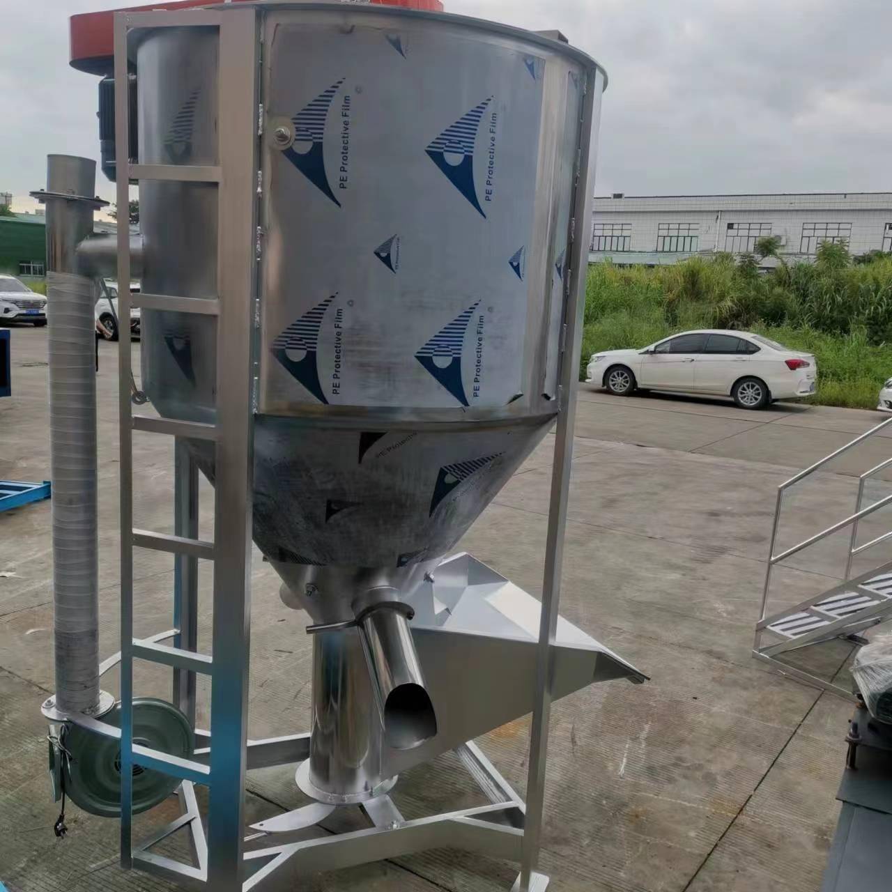 立式混色机饲料搅拌机塑料颗粒烘干机塑料立式搅拌机片材搅拌机