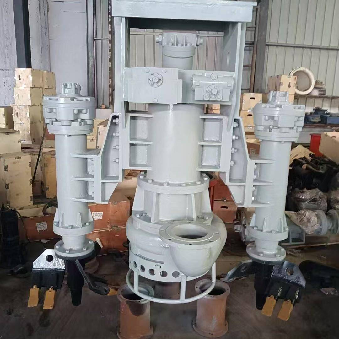 挖机液压清淤泵供应液压大型绞吸式渣浆泵组带搅拌吸砂泵