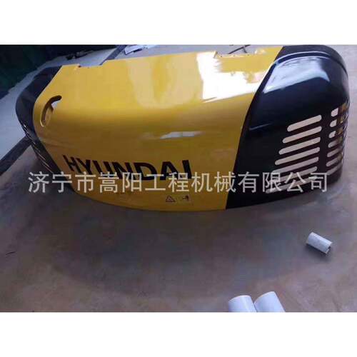 挖掘机R80-7发动机护罩玻璃钢生产厂家边门