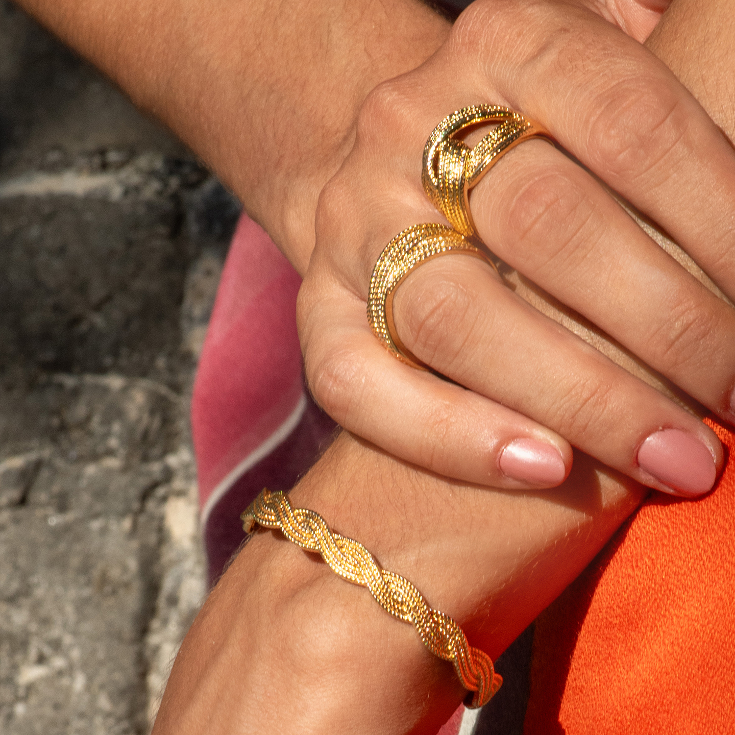 JFB法国进口复古法式老钱风戒指