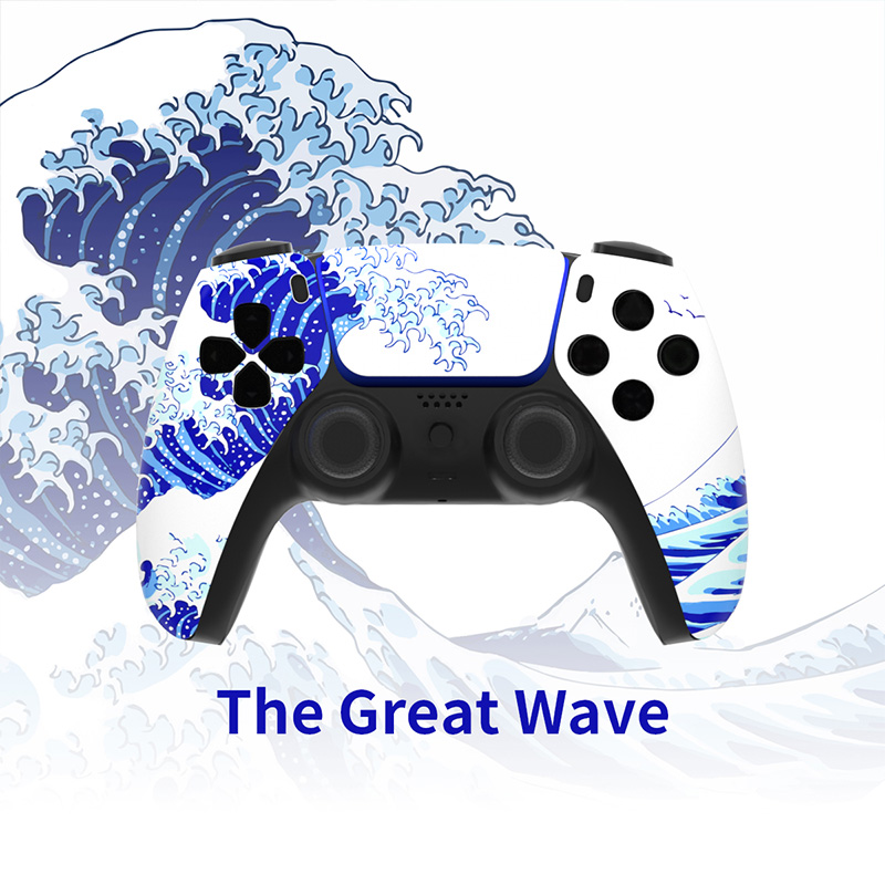 索尼PS5手柄神奈川冲浪里面壳
