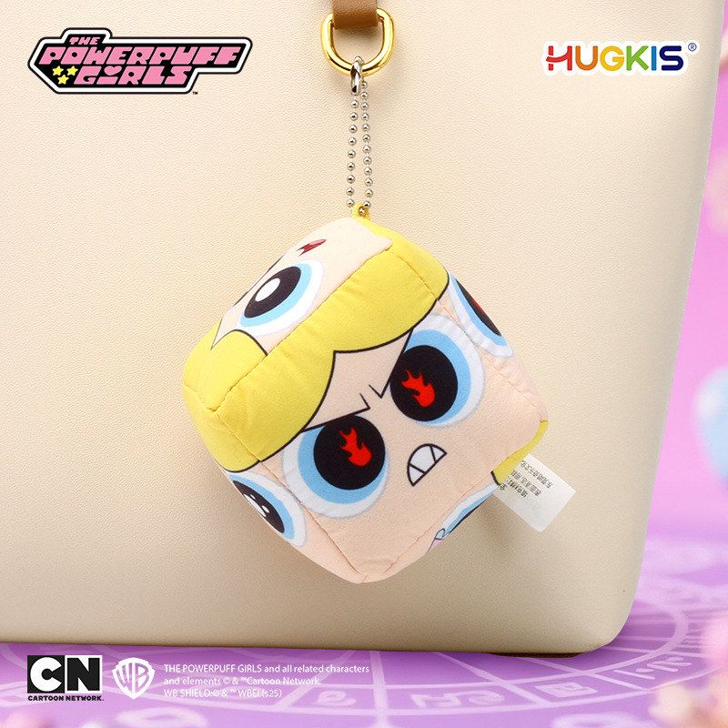 小女警包包挂饰毛绒正版骰子飞天