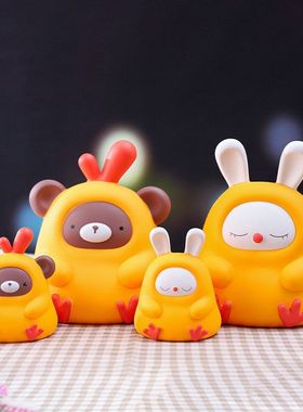 家居防摔儿童摆件小鸡伪装可取