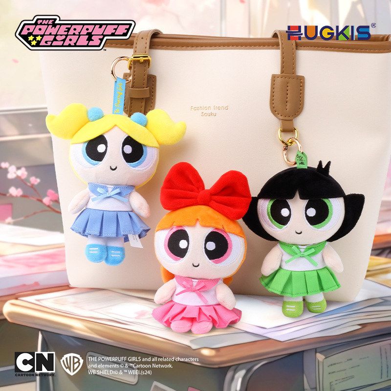 挂件美少女飞天小女警玩偶JK可