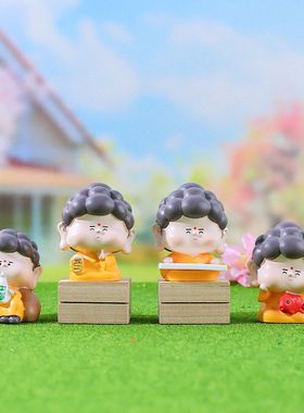 个性佛系面小祖树脂装饰品礼品