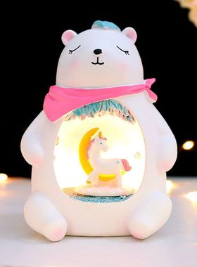 女朋友创意送灯星星独角兽独角兽