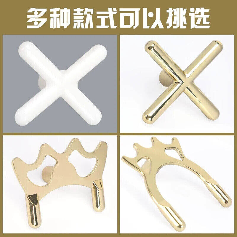 仙僖俫台球杆架杆器桌球十字架1/2辅助球杆铜高低叉架九球高架杆