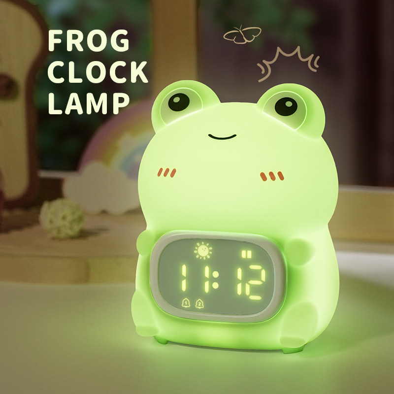 小夜灯闹钟生日礼物女生送女孩男孩18岁初中实用的闺蜜高级感摆件