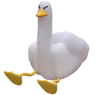 搞怪生日礼物女生送男友抽象男生猎奇搞笑中指鸭小夜灯摆件毕业季