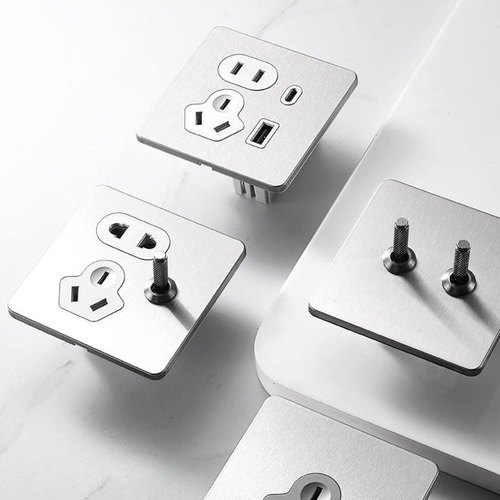 漢王不锈钢短杆拉丝亮光家用开关