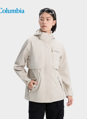 Columbia哥伦比亚秋冬新品银点热能冲锋衣户外防水外套女 XR3853