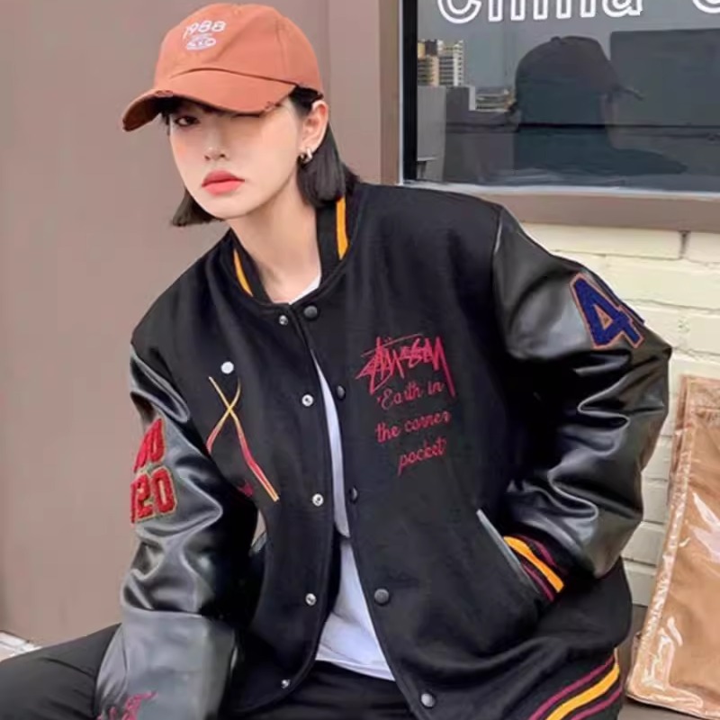 大码300斤棒球服情侣刺绣40周年