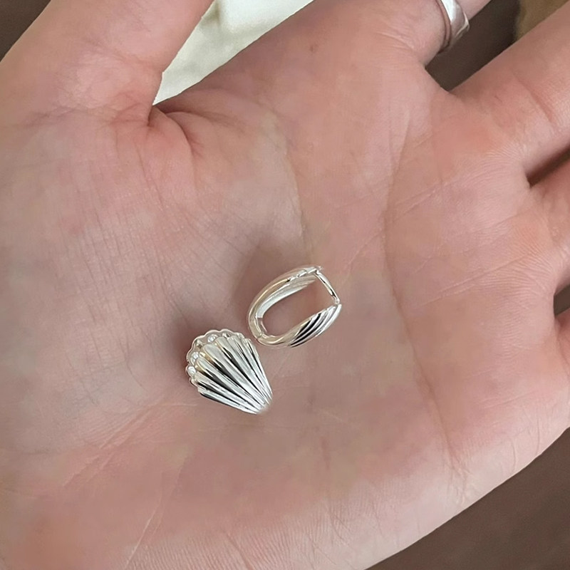 925纯银贝壳耳扣耳钉小众高级感冷淡清冷感夏季耳饰2023新款爆款,饰品/流行首饰/时尚饰品新,戒指/指环,淘宝优惠券,粉丝福利购,淘宝优惠卷