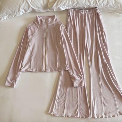 海岛绒睡衣女春秋冬软绵绵家居服