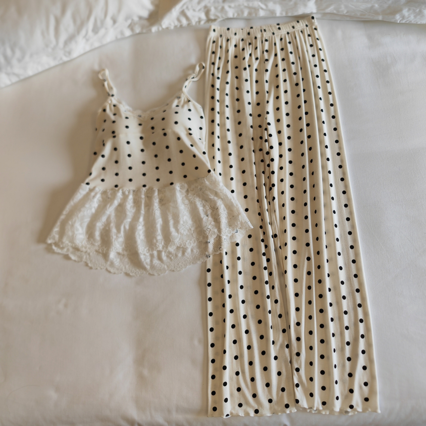 莫代尔睡衣女士春夏带胸垫家居服