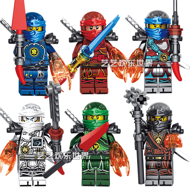 新一代幻影忍者四把时空之刃7-16季全套人仔工厂绝版稀有积木小人