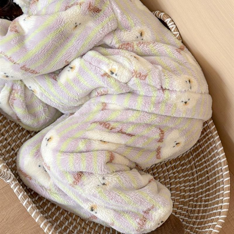 2025网红爆款男童绒洋气加绒加厚珊瑚时尚睡衣宝宝拉炼保暖家居