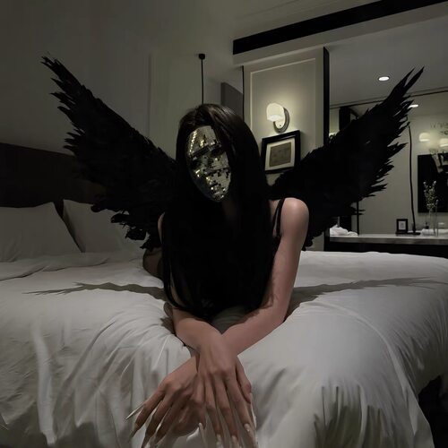 覆面系钻石面罩恶魔天使假面女王