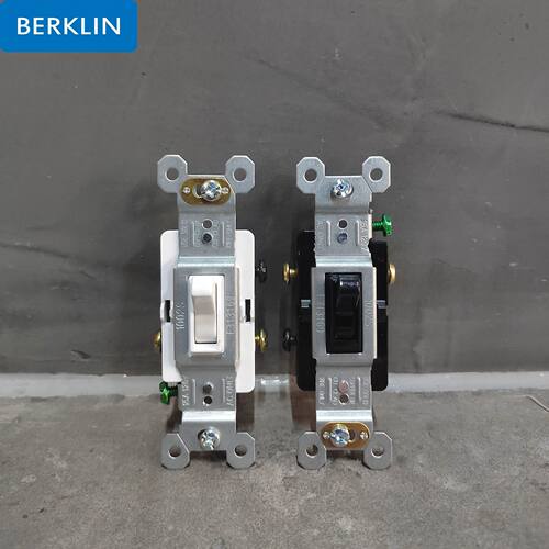 Berklin 工业风开关拨动发烧医疗明装复古美式UL认证单双开联控
