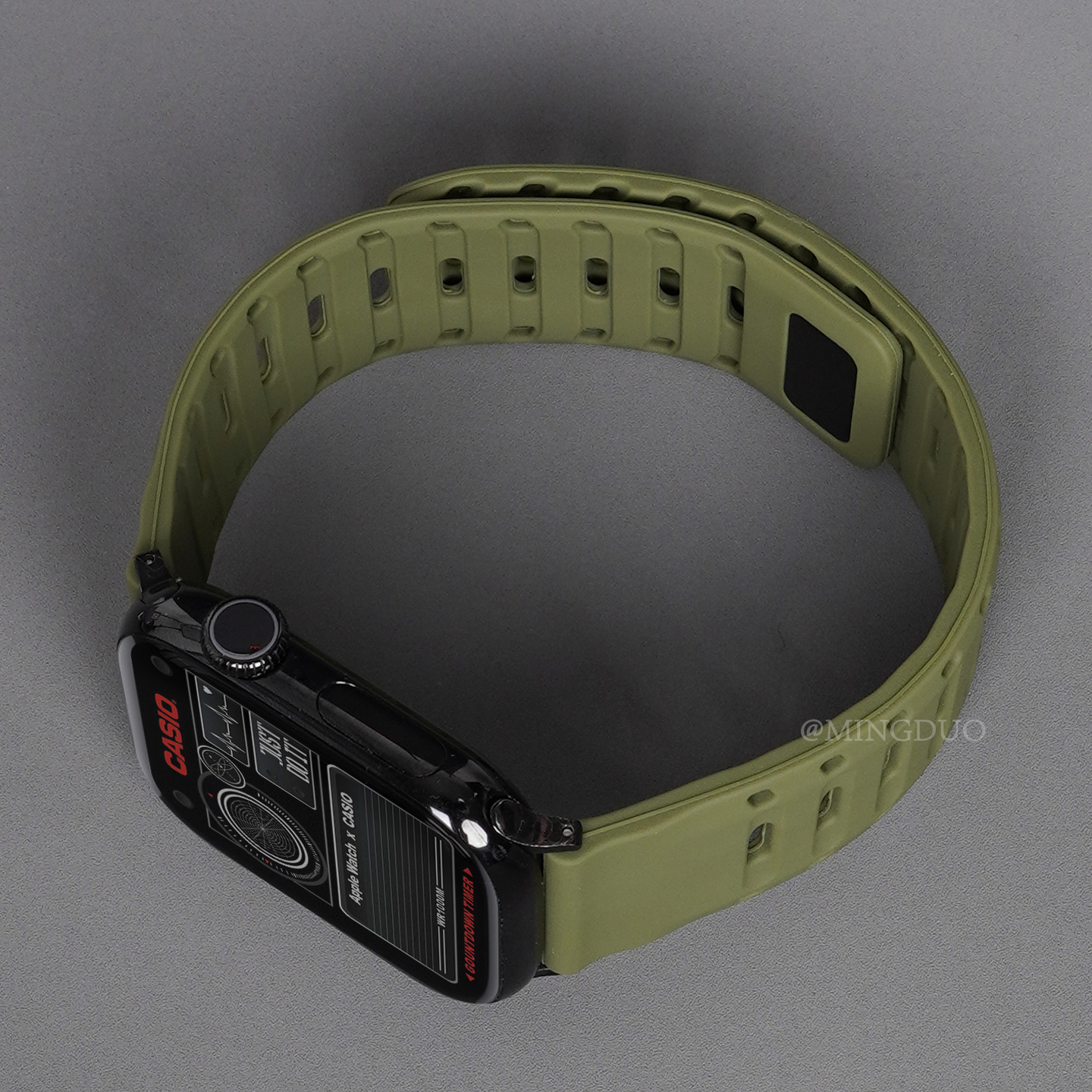 鸣铎新款适用S10苹果S11男手表带