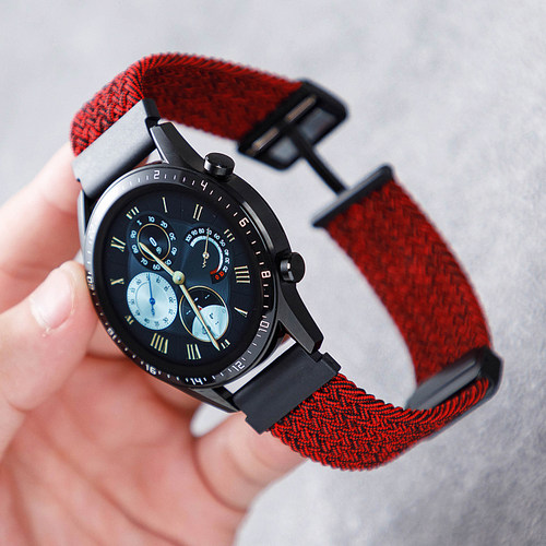 鸣铎Huawei华为男款编织尼龙表带