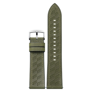 适用华为GT4手表gt3表带watch3微孔真皮透气GT2pro荣耀magic高级2E男女款GT1夏天牛皮智能watchgt新款new腕带