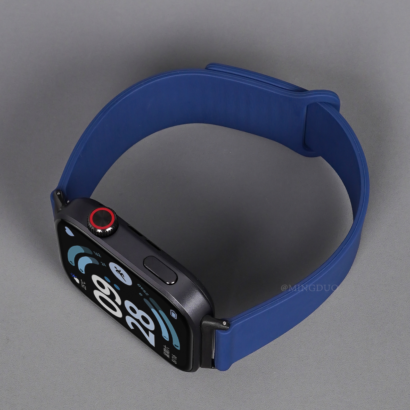 新款深蓝色适用红米Watch6表带