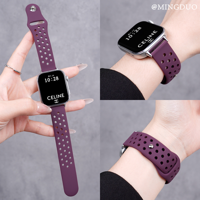 适用华为FIT4/3高级反扣硅胶表带