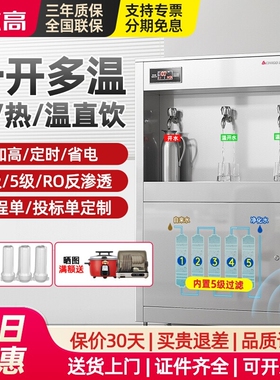 志高直饮机商用工厂饮水机学校冰工业开水器大容量净水烧水机水