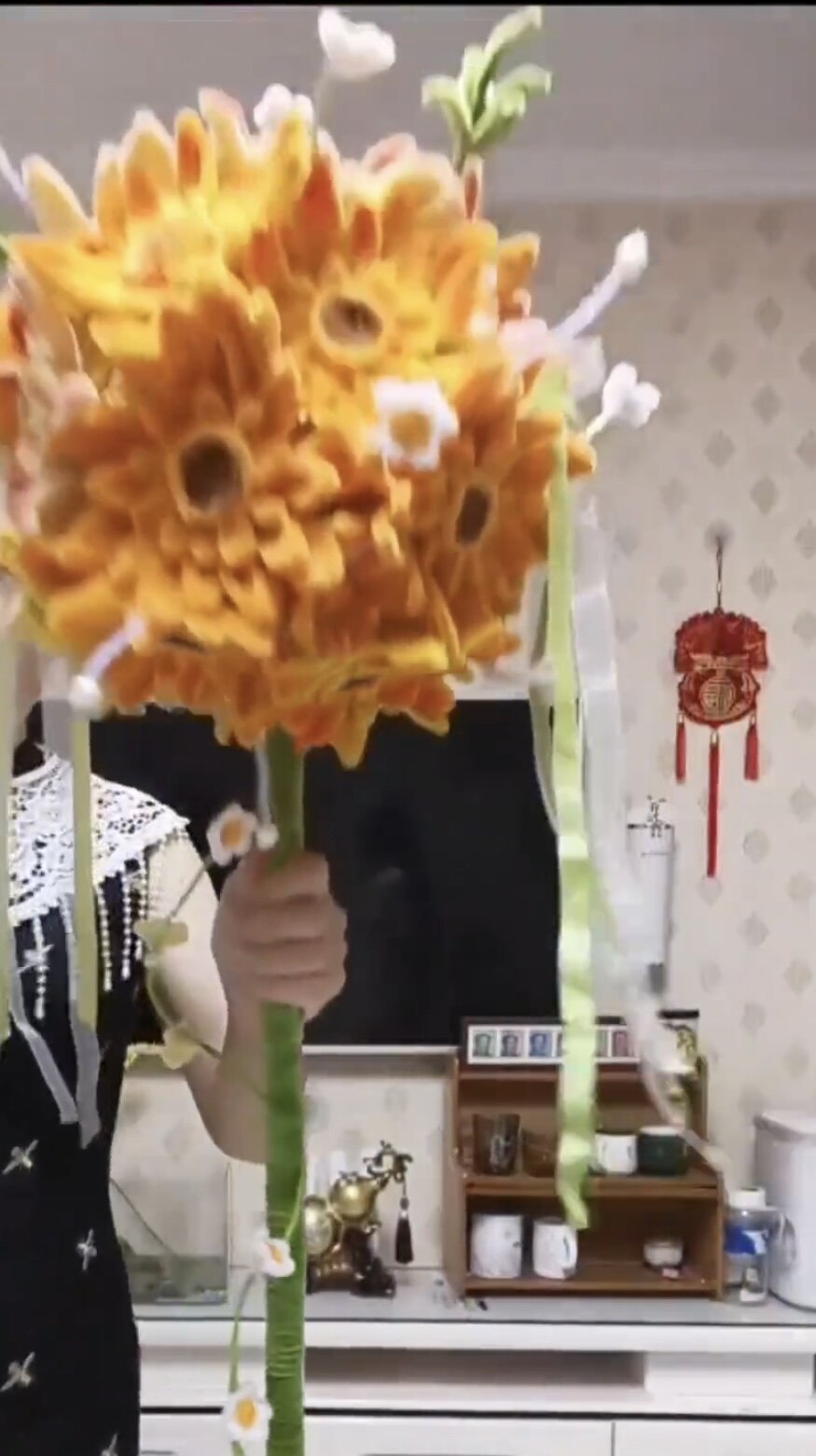 扭扭棒向日葵花绣球花中高考一举夺魁毕业送朋友礼物手工diy材料