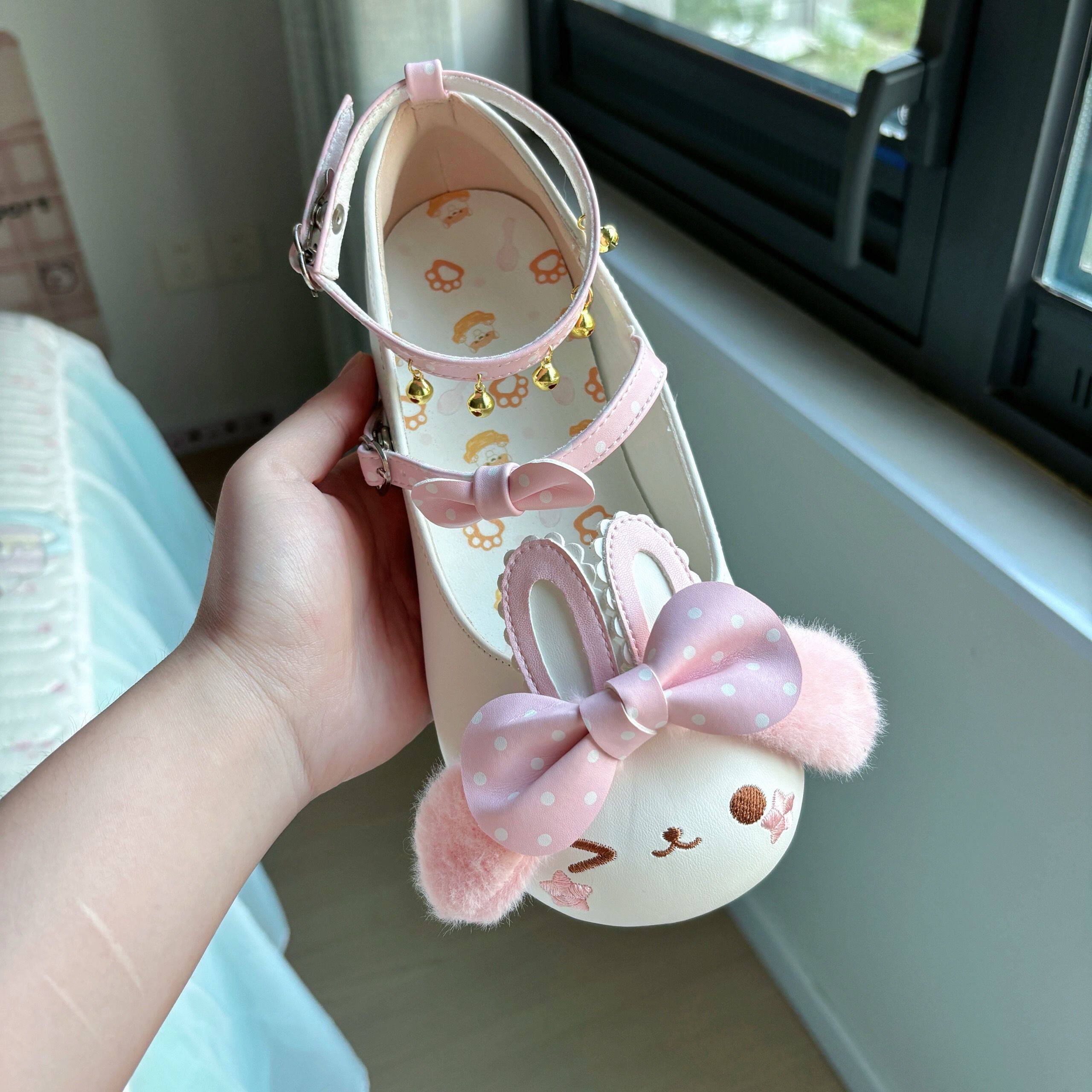 可爱蝴蝶结lolita鞋jk制服鞋洛丽塔lo鞋学生百搭配裙子