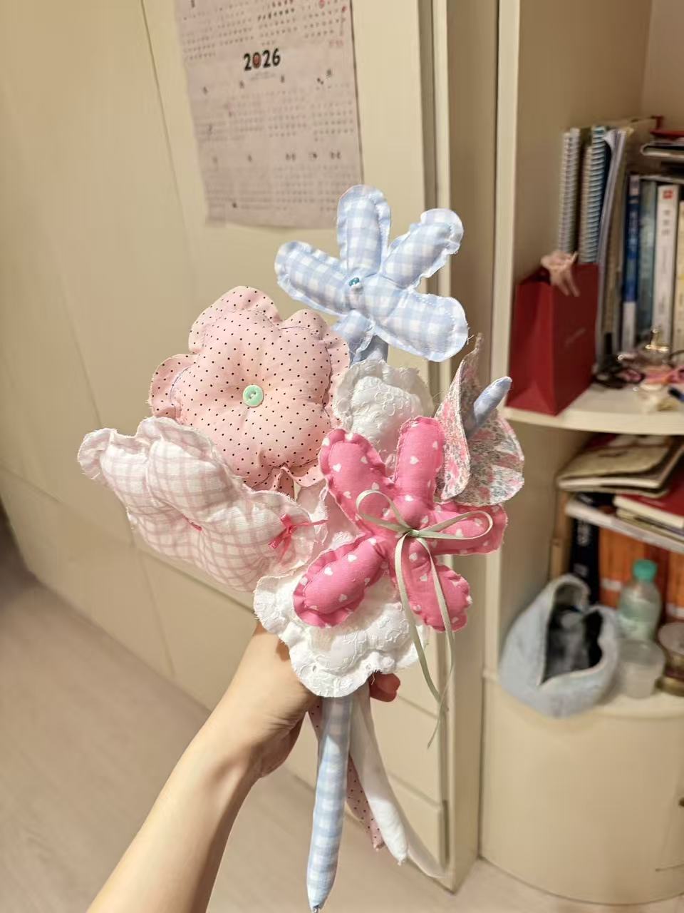 手工制作花婚礼定婚毕业定婚手捧花结婚花束领证花束摆拍七夕礼物