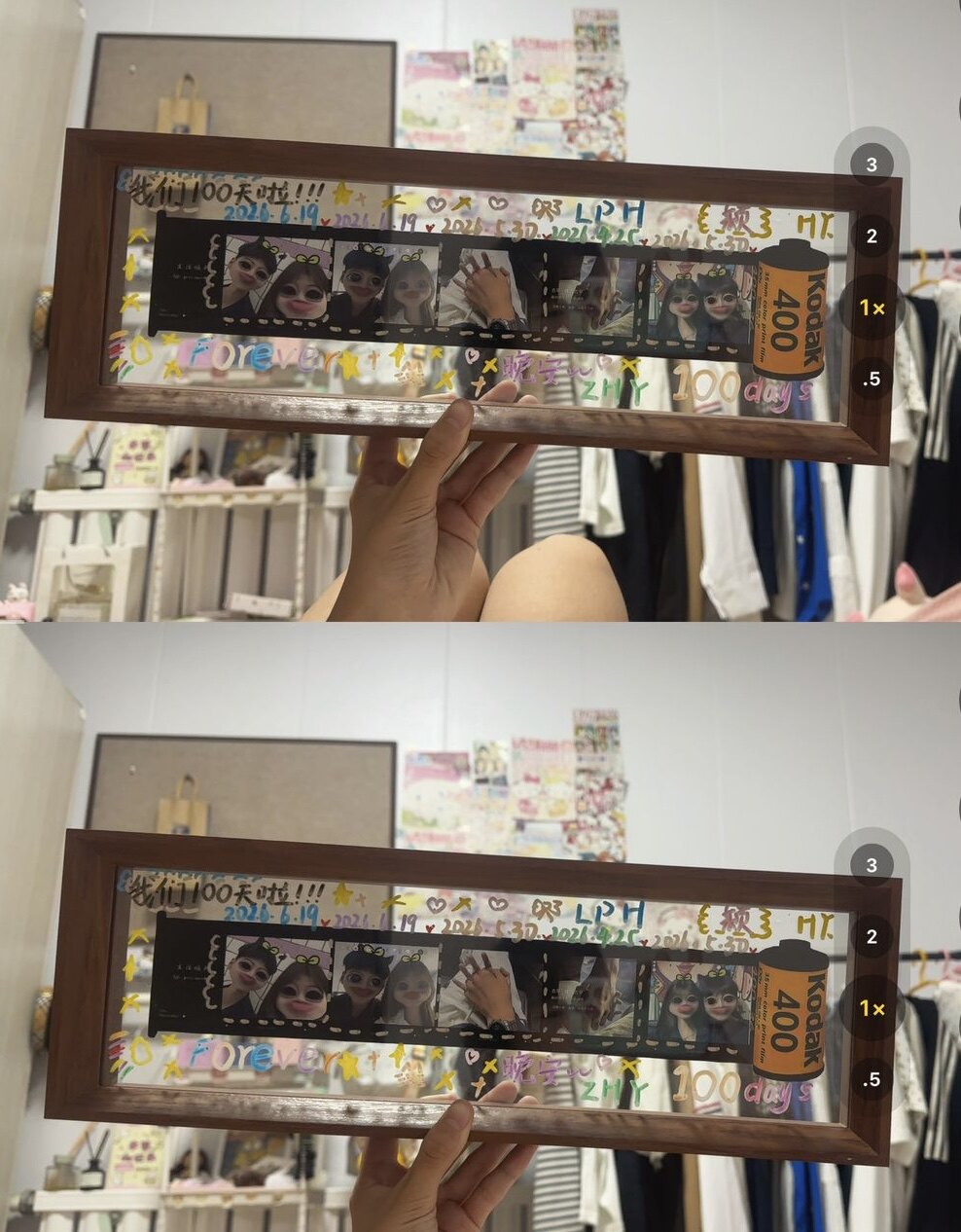 胶卷diy手工生日毕业520礼物定制纪念相框情侣送朋友纪念日闺蜜