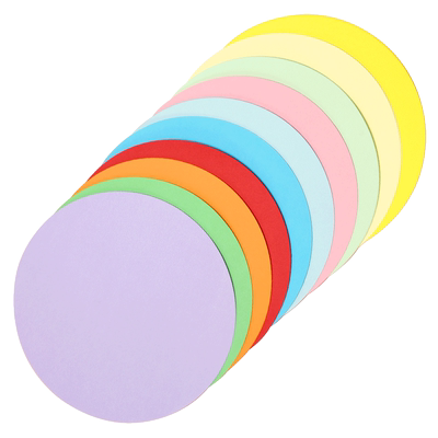 圆形彩色卡纸幼儿园硬手工