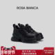 Bianca黑色老爹鞋 女2025秋季 新款 Rosa 轻便运动厚底增高休闲鞋