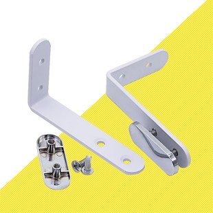 加厚锌合金屏风挡板吊板夹7字吊码 L型连接件家具连接配件 装 饰角码