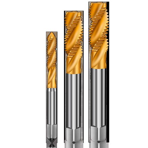 机用丝锥含钴镀钛螺旋先端丝锥机攻不锈钢专用 丝攻4mm6mm8mm