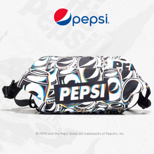 单肩胸包男生腰包女士休闲百搭斜挎包 潮牌2024新款 Pepsi 百事时尚