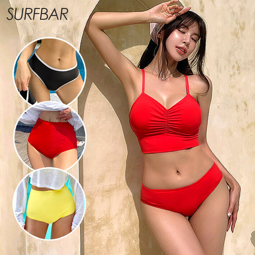 单独泳裤女比基尼打底裤隐形速干内裤防走光安全裤温泉高腰三角裤