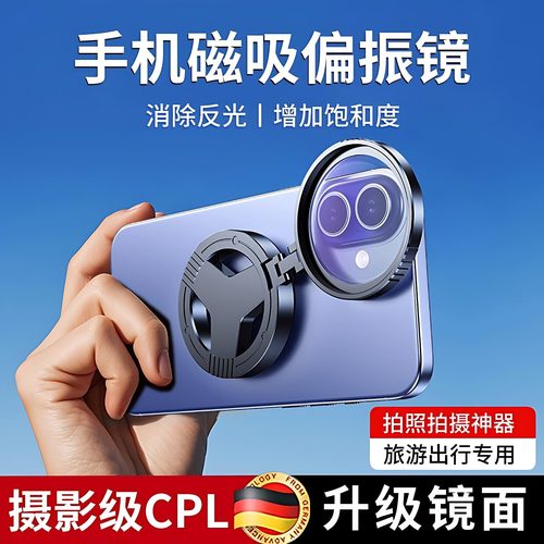 52mm高清镀膜偏振镜头