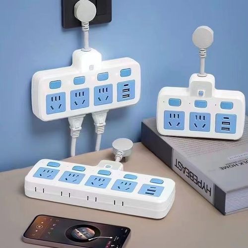 公.午插座转换器多孔带USB