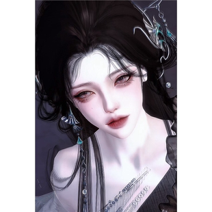 棠梨诗 一梦江湖成女捏脸4.0新版 许我清冷如月 不含元宝妆容