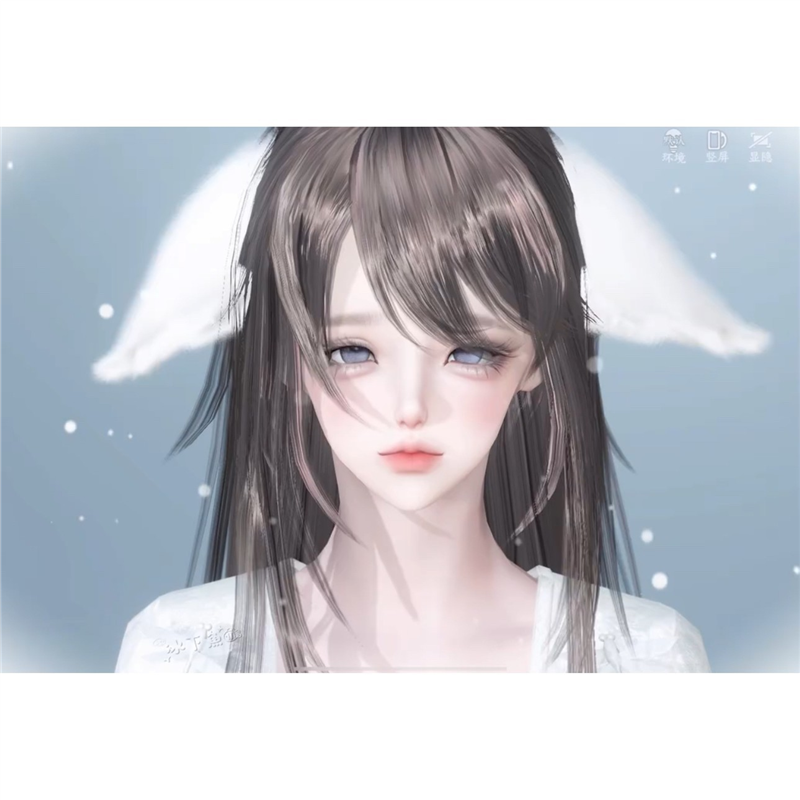 真名有雨 冰下魚 逆水寒手游捏脸全职业女通用 原版