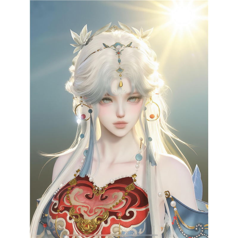 手游专用 永劫无间手游捏脸数据 女通用 浓妆淡抹总相宜 迦南