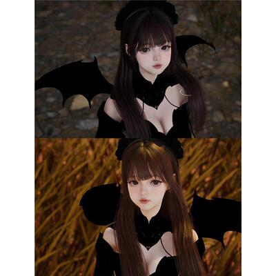 西西sissi 少女饼 AION2 永恒之塔2捏脸 台服韩服魔族天族捏脸女