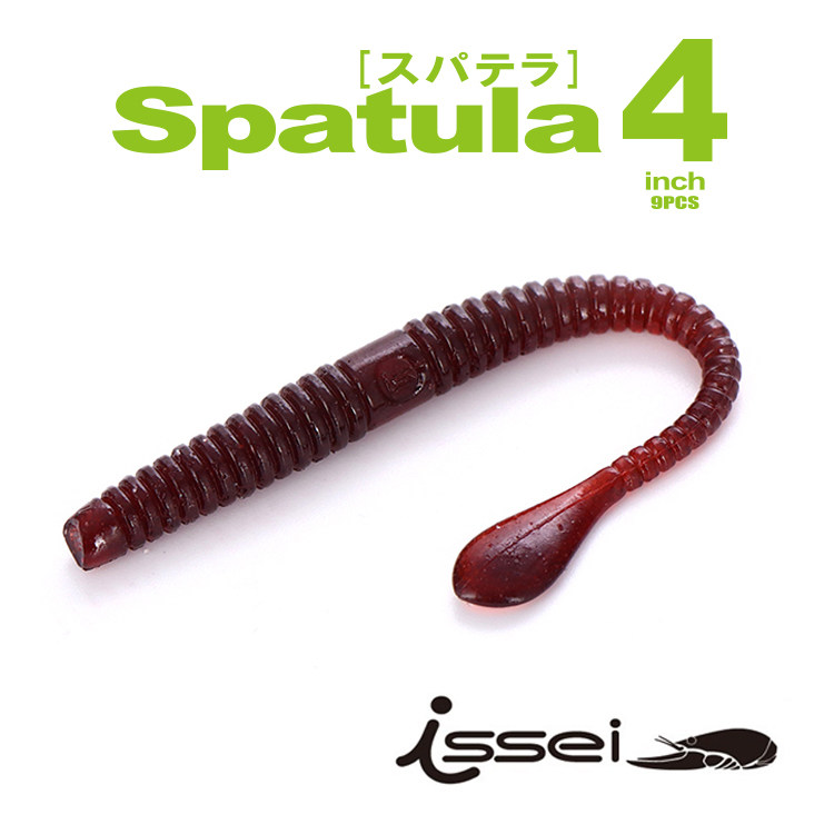 日本常吉4寸桨尾面条虫路亚软饵