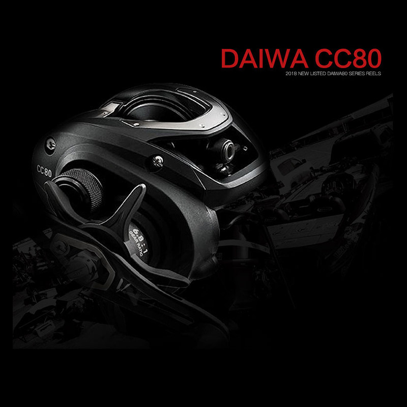 daiwa达亿瓦 cc80远投轮 打黑鲈翘嘴淡水渔线轮 鱼轮路亚轮水滴轮
