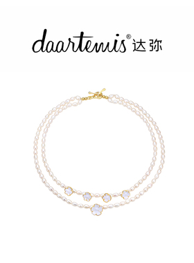 daartemis达弥蔷薇珍珠项链原创