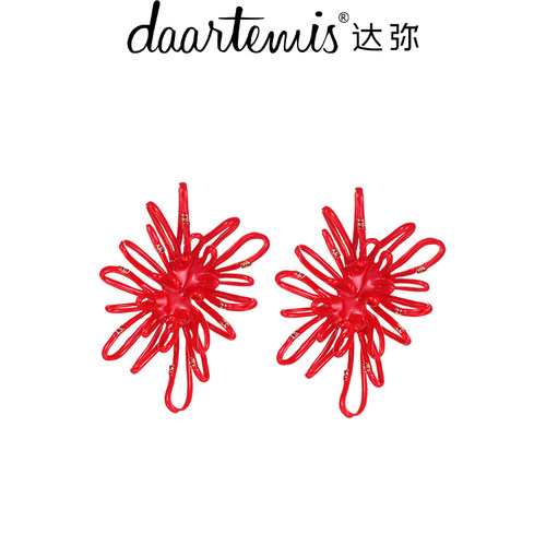 daartemis达弥菊花朵耳钉原创