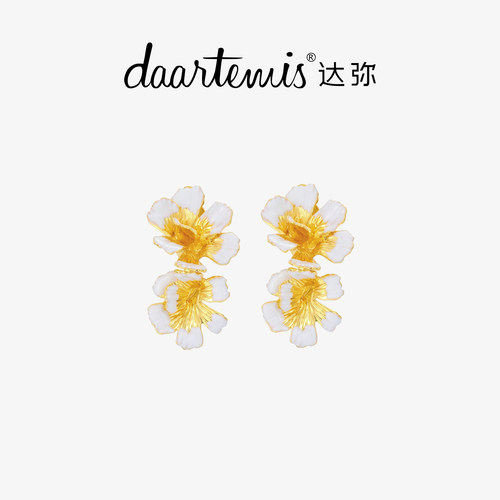 daartemis达弥秋樱耳钉原创设计